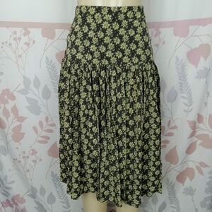 ESCADA BY MARGARETHA LEY LONG SKIRT SIZE 34 GREEN